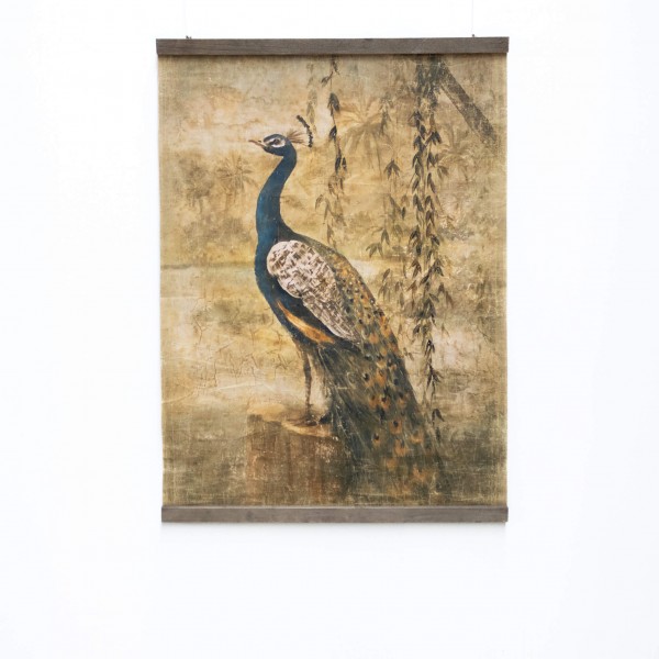 BLUE PEACOCK (90x120cm)